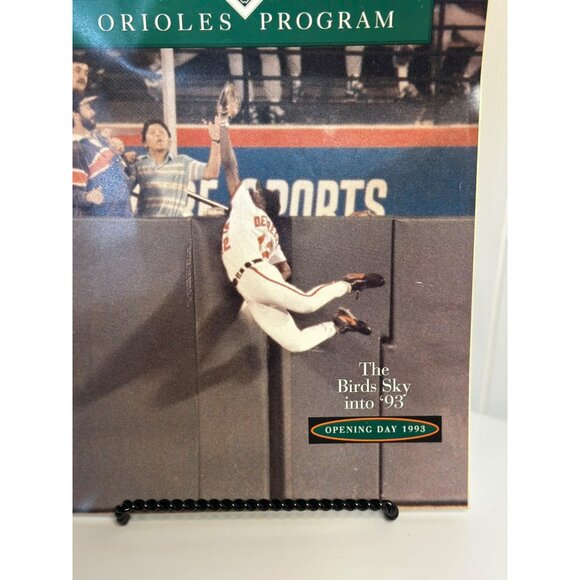 VTG 1993 Baltimore Orioles Program | Opening Day First Edition Gameday Magazine - Picture 2 of 6